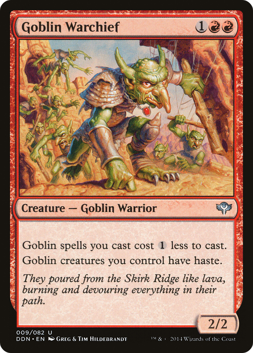 Goblin Warchief (DDN-009) - uncommon