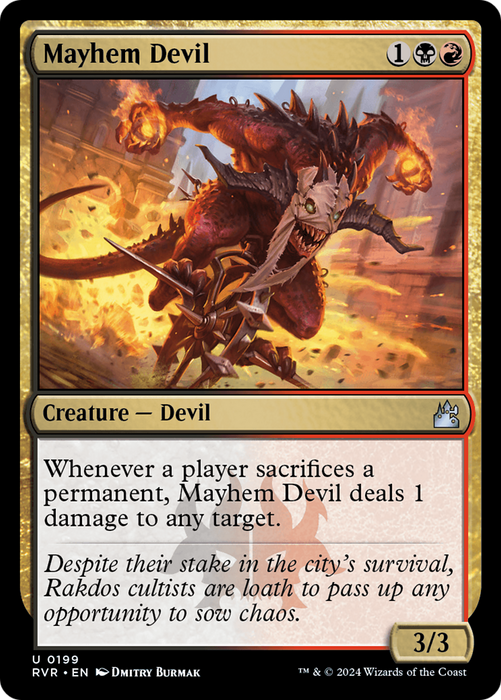 Mayhem Devil (RVR-199) - uncommon - Foil
