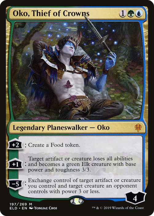 Oko, Thief of Crowns (ELD-197) - mythic - Foil