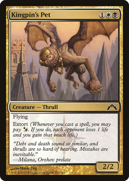 Kingpin's Pet (GTC-173) - common - Foil