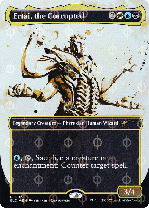 Ertai, the Corrupted (SLD-1216) - rare (Borderless) - Foil