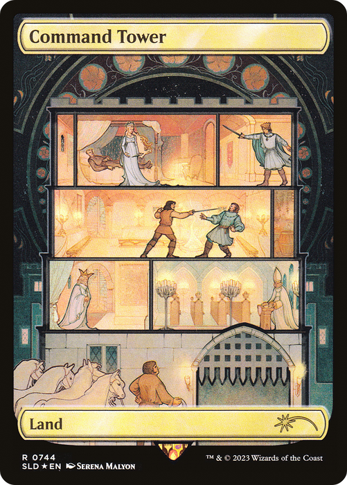 Command Tower (SLD-744) - rare - Foil