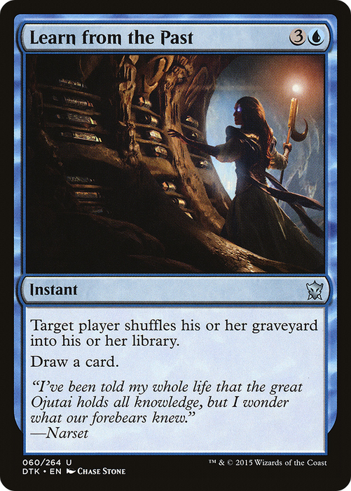 Learn from the Past (DTK-060) - uncommon - Foil