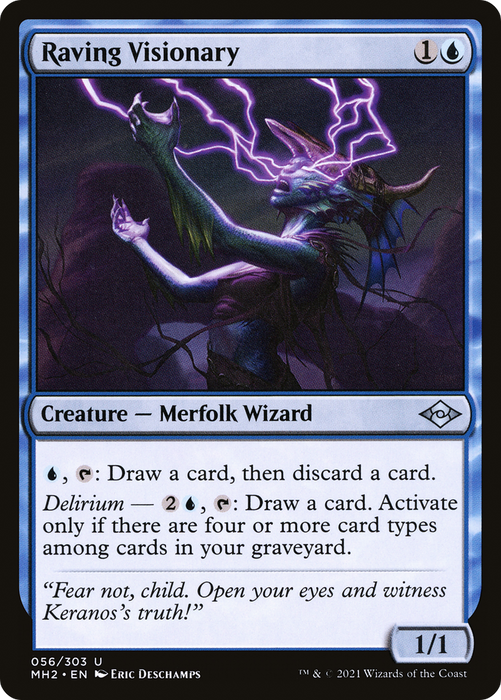 Raving Visionary (MH2-056) - uncommon - Foil