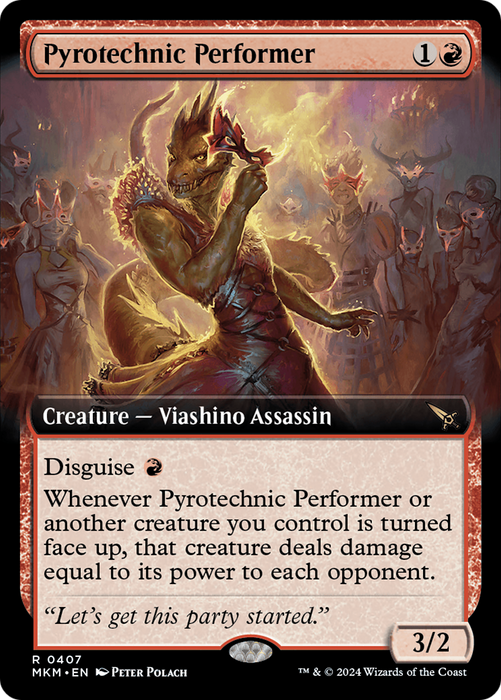 Pyrotechnic Performer (MKM-407) - rare: (Extended Art)