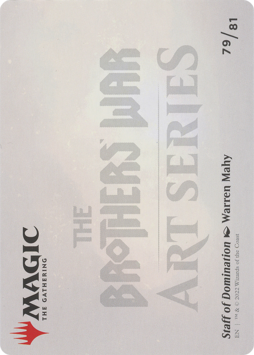 Staff of Domination // Staff of Domination (ABRO-079) - common (Borderless)