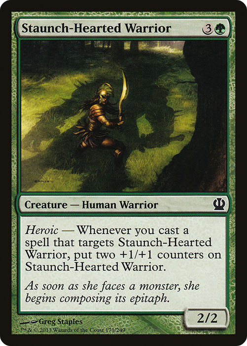 Staunch-Hearted Warrior (THS-179) - common