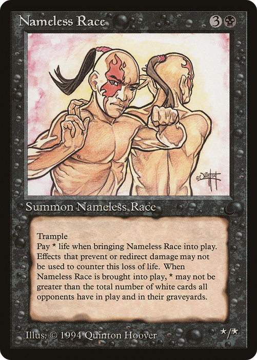 Nameless Race (DRK-050) - rare