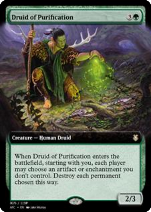 Druid of Purification (PRM-92768) - rare - Foil