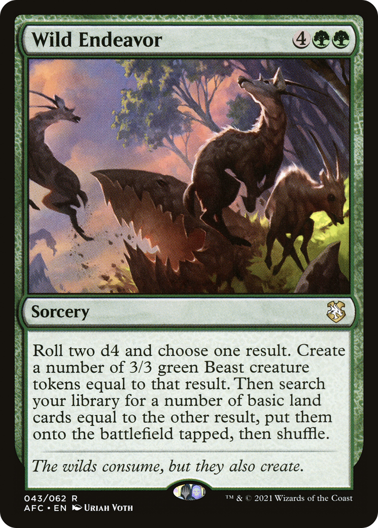 Wild Endeavor (AFC-043) - rare