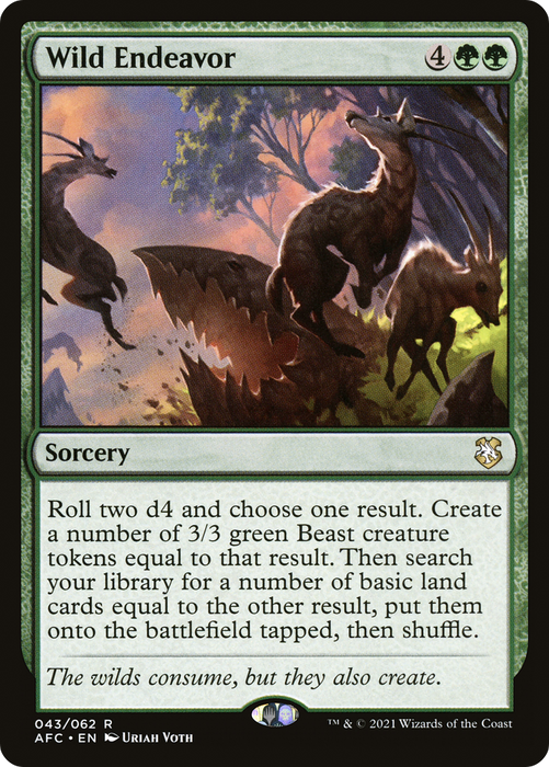 Wild Endeavor (AFC-043) - rare