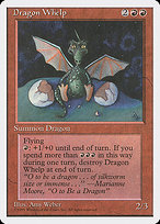 Dragon Whelp (4ED-186) - uncommon