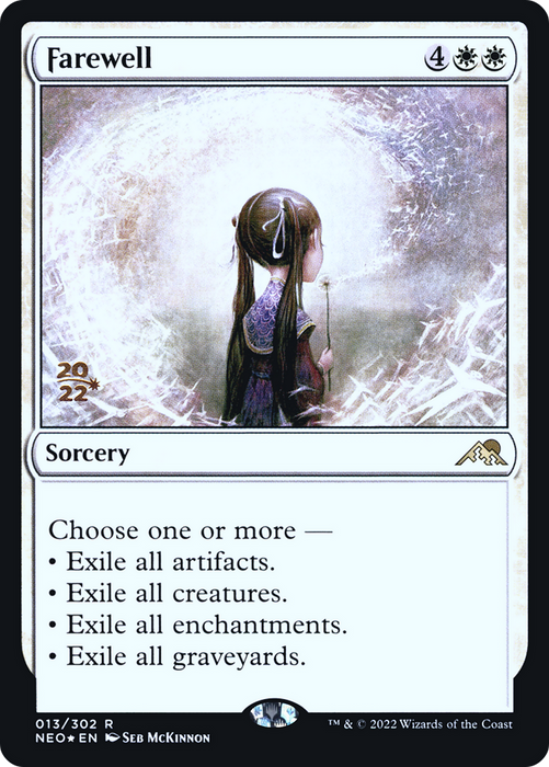 Farewell (PRE-13S) - rare - Foil