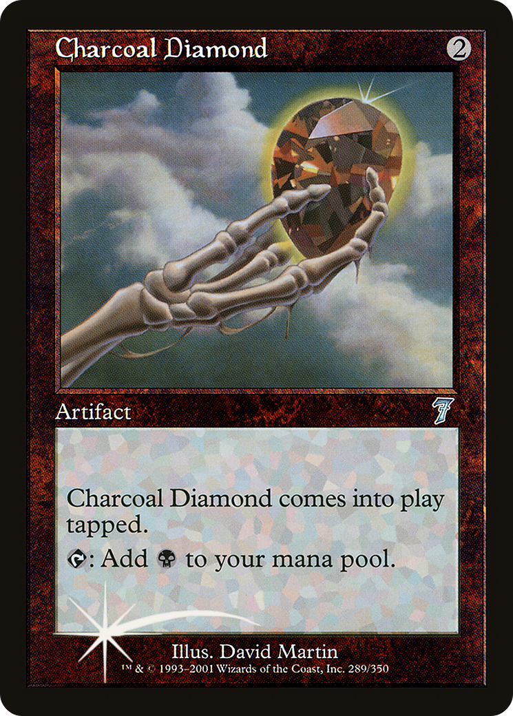 Charcoal Diamond (7ED-289★) - uncommon - Foil