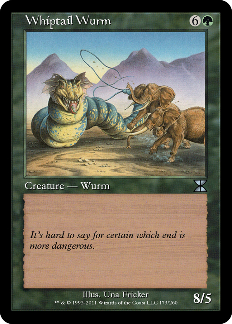 Whiptail Wurm (ME4-173) - uncommon - Foil