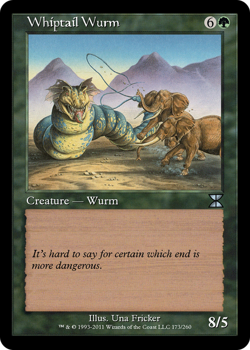 Whiptail Wurm (ME4-173) - uncommon - Foil