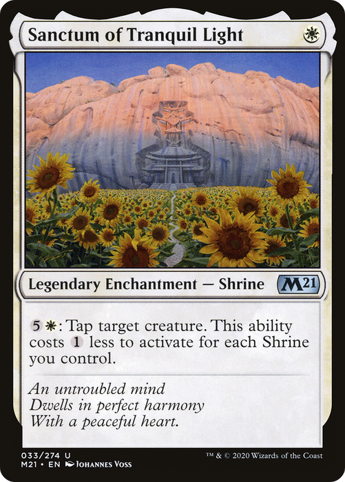 Sanctum of Tranquil Light (M21-033) - uncommon