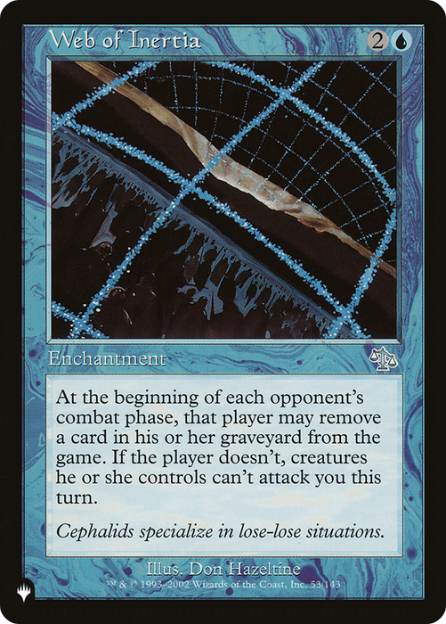 Web of Inertia (LIST-JUD-53) - uncommon