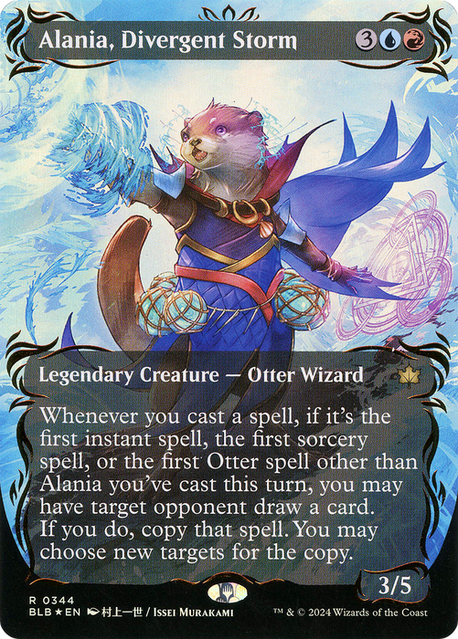 Alania, Divergent Storm (BLB-344) - rare: (Showcase) (Borderless) - Foil