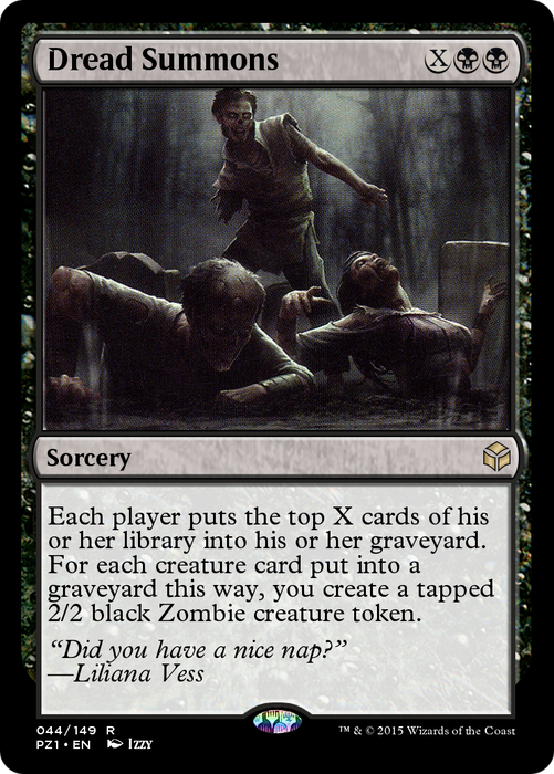 Dread Summons (PZ1-044) - rare - Foil