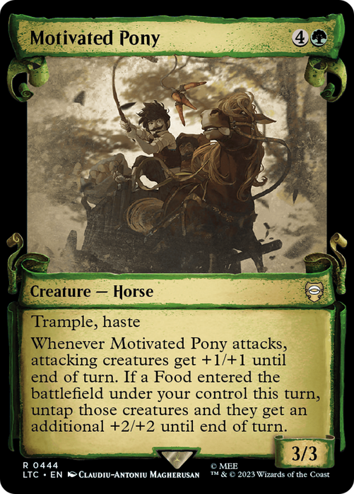 Motivated Pony (LTC-444) - rare: (Showcase) - Foil