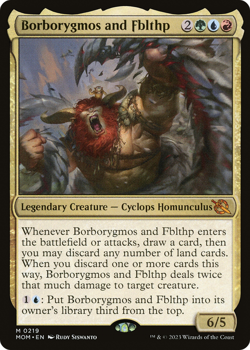 Borborygmos and Fblthp (MOM-219) - mythic