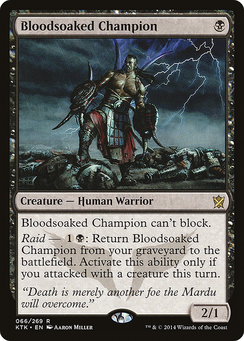 Bloodsoaked Champion (KTK-066) - rare - Foil