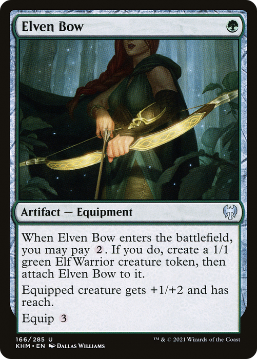 Elven Bow (KHM-166) - uncommon - Foil