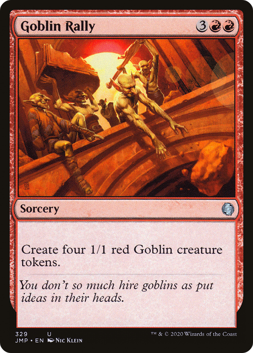 Goblin Rally (JMP-329) - uncommon
