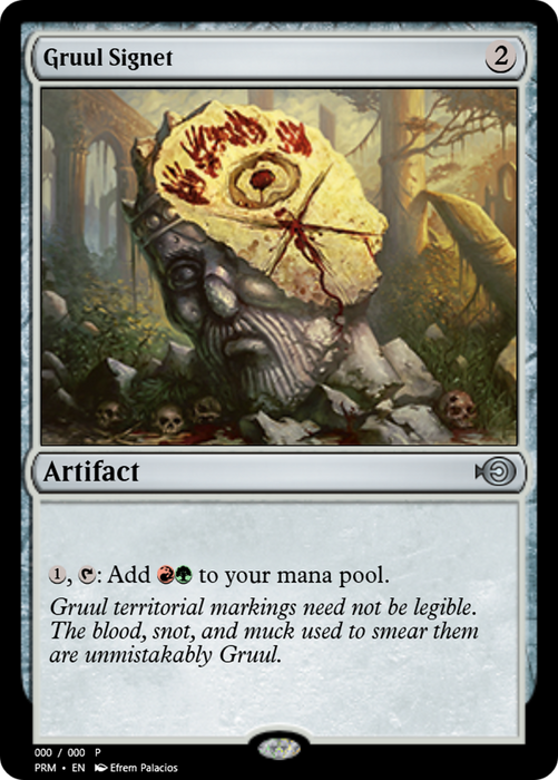 Gruul Signet (PRM-46914) - uncommon - Foil