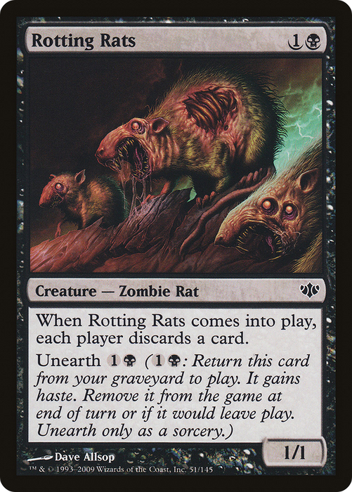 Rotting Rats (CON-051) - common - Foil