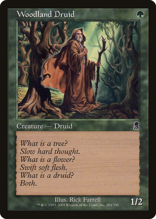 Woodland Druid (ODY-284) - common - Foil