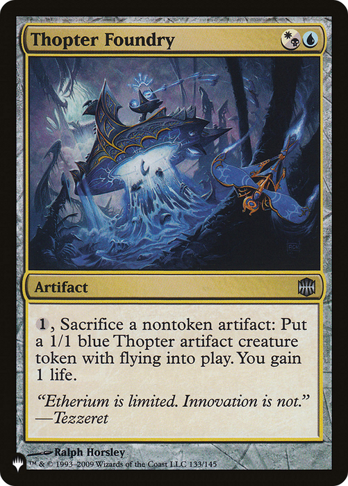 Thopter Foundry (LIST-ARB-133) - uncommon