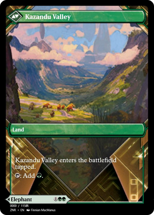 Kazandu Mammoth // Kazandu Valley (PRM-83846) - rare