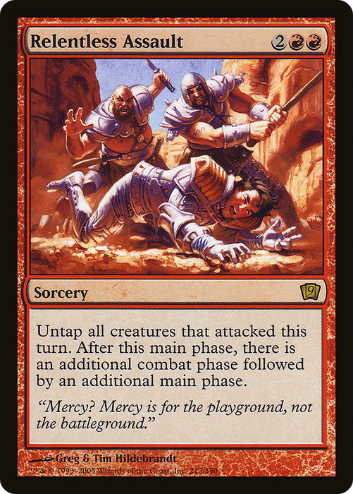 Relentless Assault (9ED-212★) - rare - Foil