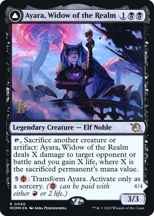Ayara, Widow of the Realm // Ayara, Furnace Queen (PRE-90S) - rare - Foil