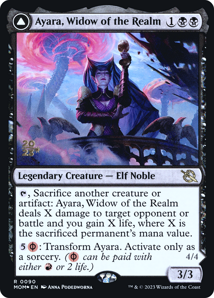 Ayara, Widow of the Realm // Ayara, Furnace Queen (PRE-90S) - rare - Foil