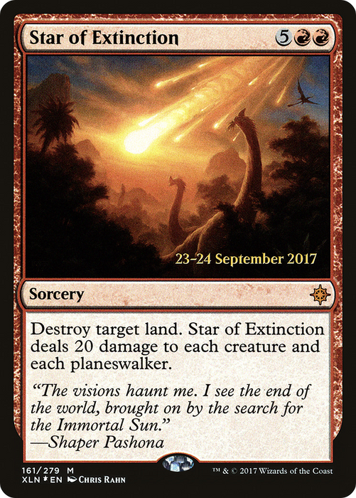 Star of Extinction (PRE-161S) - mythic - Foil