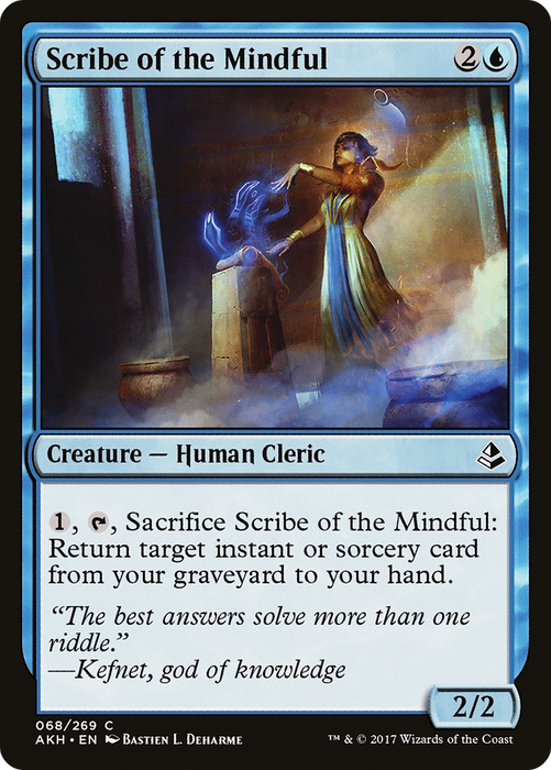 Scribe of the Mindful (AKH-068) - common - Foil