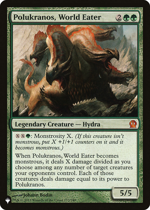 Polukranos, World Eater (LIST-THS-172) - mythic