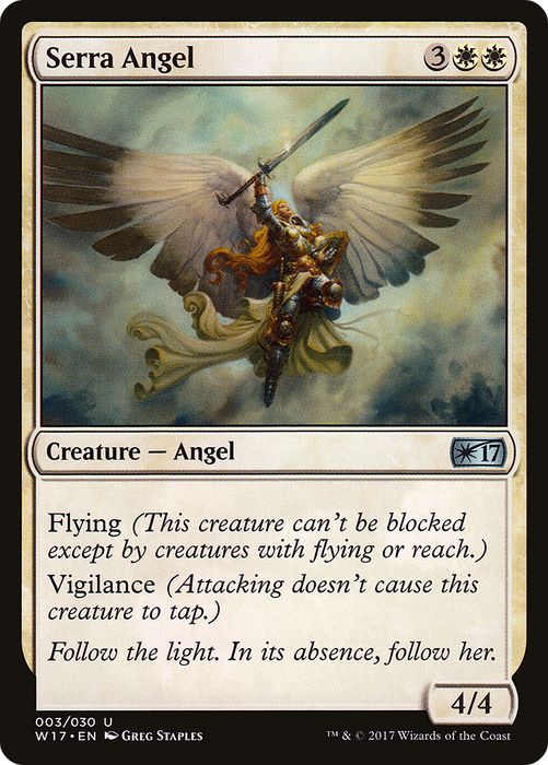 Serra Angel (W17-003) - uncommon
