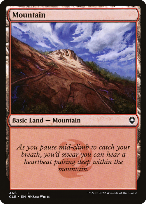 Mountain (CLB-466) - common - Foil