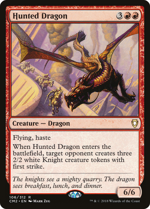 Hunted Dragon (CM2-106) - rare