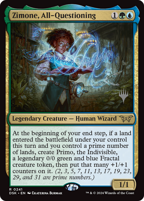 Zimone, All-Questioning (PPDSK-241P) - rare - Foil