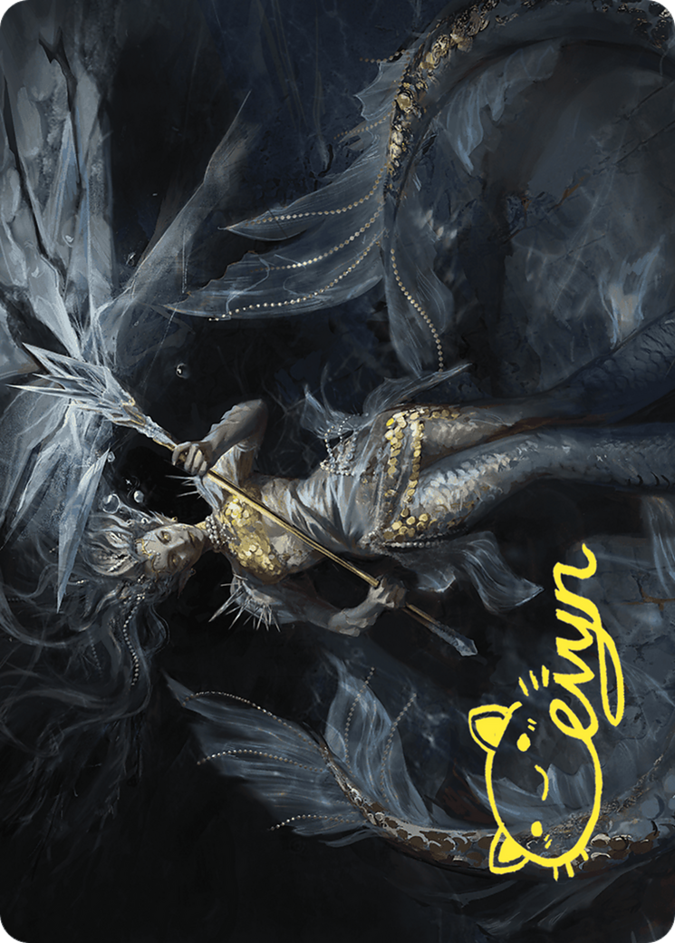 Sharae of Numbing Depths // Sharae of Numbing Depths (AWOE-032) - common (Borderless) - Foil