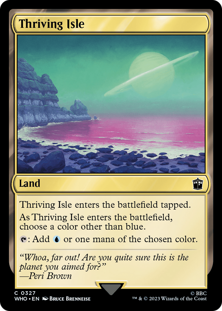 Thriving Isle (WHO-327) - common - Foil