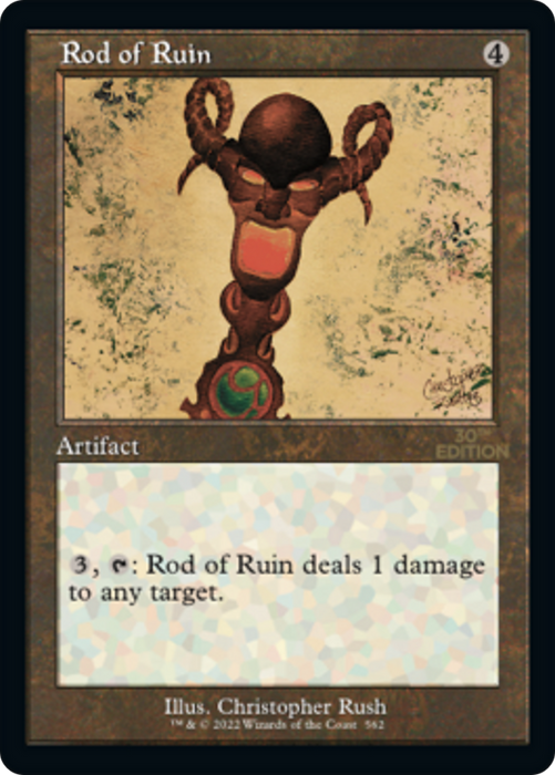 Rod of Ruin (30A-562) - uncommon