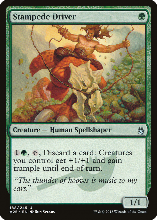 Stampede Driver (A25-188) - uncommon - Foil