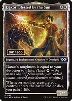 Daxos, Blessed by the Sun (MUL-132Z) - uncommon: (Showcase, enchantment) - Foil