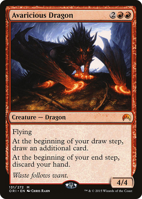 Avaricious Dragon (ORI-131) - mythic